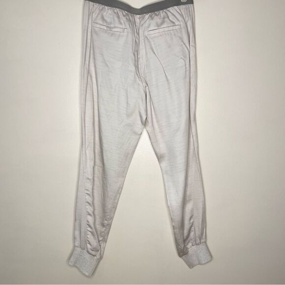Vince Pants Jogger Soft Silky Pull On Modal Light Heathered Gray Size Medium - Picture 2 of 8